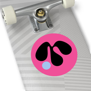 Round MDOT Sticker - Magenta