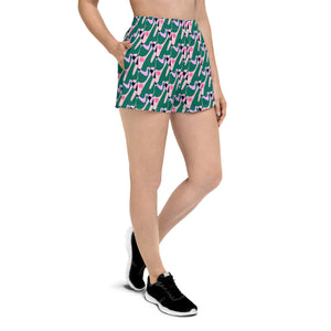 Women's Athletic MDOT Pattern Short Shorts